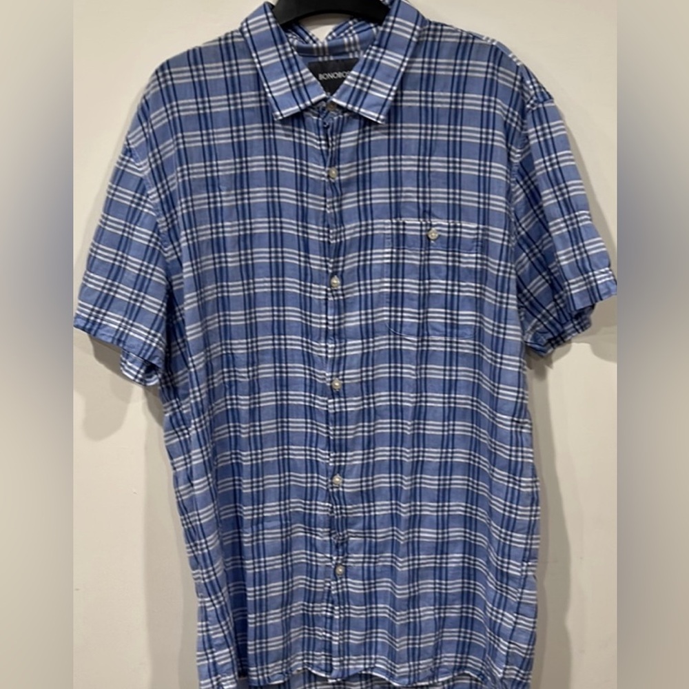 Bonobos Mens Shirt Sleeve, Size XL Long